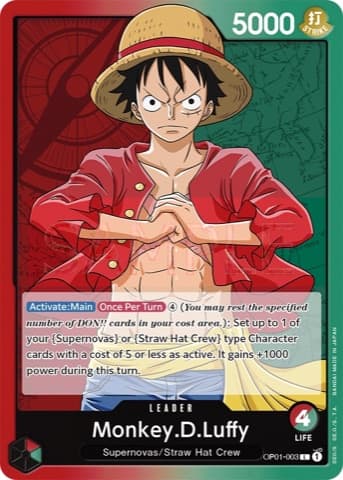 Luffy Leader, OP01-003